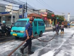 Jalan Siliwangi Cibadak Licin akibat Ceceran Oli, Sejumlah Pemotor Terjatuh