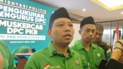 Pengurus dan Ketua Baru PKB Kota Sukabumi Dikukuhkan, Target Enam Kursi Jadi Agenda Utama