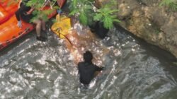 Pria Diduga Maling Tenggelam di Sungai Cicatih Parungkuda Ditemukan Meninggal Dunia