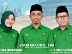 Yosep Pujianto Resmi Dilantik Jadi Ketua DPC PKB Kota Sukabumi