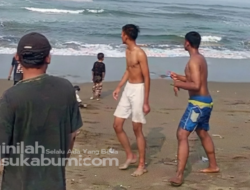 Dua Pelajar Digulung Ombak di Pantai Istiqomah Palabuhanratu Sukabumi, Satu Hilang