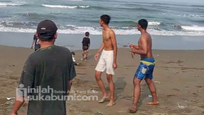 Dua Pelajar Digulung Ombak di Pantai Istiqomah Palabuhanratu Sukabumi, Satu Hilang