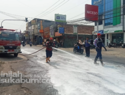 Ada Tumpahan Oli Sepanjang 1 Kilometer di Jalan Nasional Cibadak Sukabumi, Pengendara Diminta Waspada
