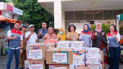 Pertamina Patra Niaga RJBB Salurkan Bantuan Logistik bagi Warga Terdampak Kebakaran di Kramat Pulo, Jakarta Pusat