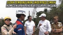 Sidak Proyek Underpass Cimahi, KDM Tegaskan Upah Pekerja Tak Boleh Dipotong